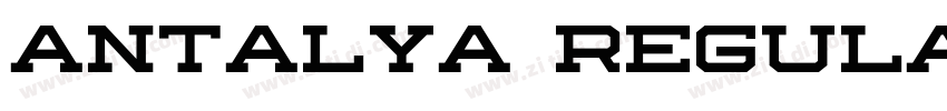 Antalya Regular字体转换